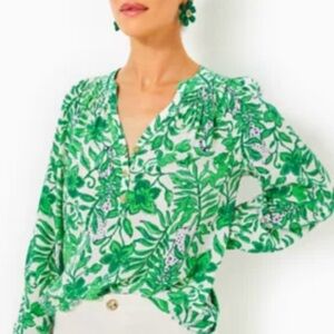 NWT Lilly Pulitzer Elsa Silk Top